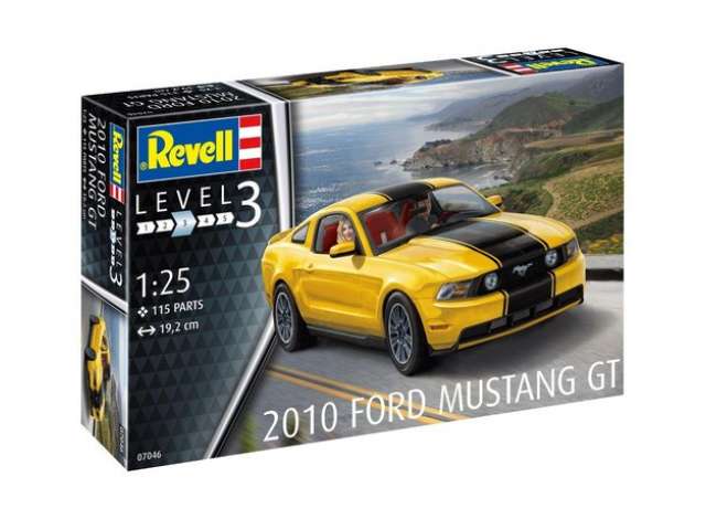 2010 Ford Mustang GT レベル3 プラモデルキット/Revell 1/25模型