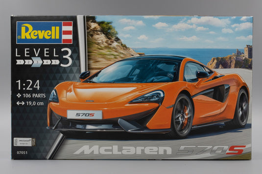 McLarenマクラーレン 570S 組み立てプラモキット模型 カーモデル /Revell 1/24