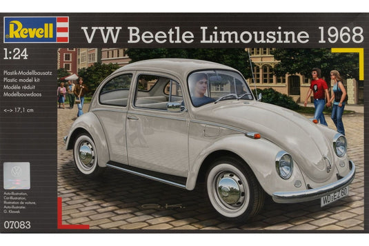 VWフォルクスワーゲン Beetle ビートル Limousine 1968 組み立てプラモキット模型 カーモデル /Revell 1/24