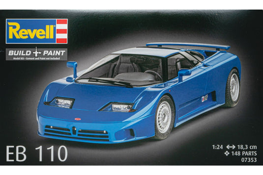 Bugattiブガッティ EB 110 組み立てプラモキット模型 カーモデル /Revell 1/24