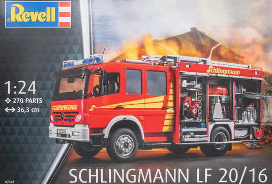 Mercedes-Benz Atego 1529 AF Schlingmann LF20/16 消防車 組み立てプラモキット模型 カーモデル /Revell 1/24