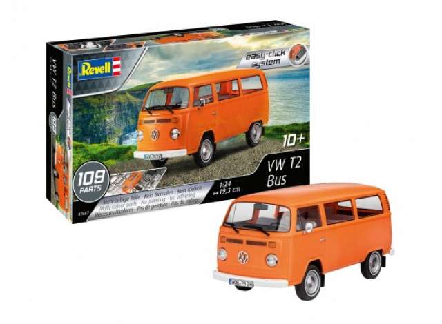 VW T2 バス レベル2 プラモデルキット/Revell 1/24模型