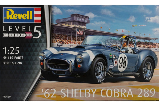 62 Shelby Cobra 289 シェルビーコブラ 組み立てプラモキット模型 カーモデル /Revell 1/25