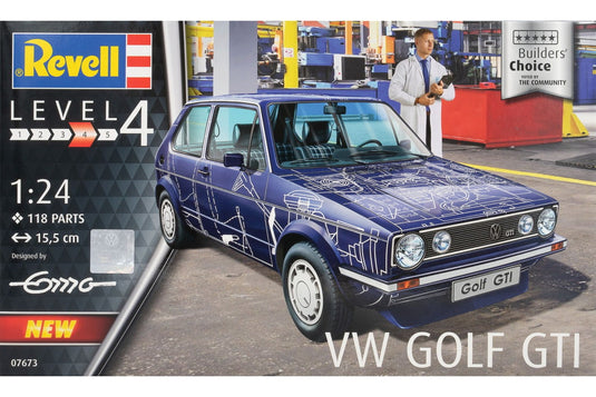 VWフォルクスワーゲン Golf GTI Builders Choice 組み立てプラモキット模型 カーモデル /Revell 1/24