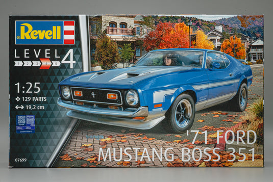 1971 Ford フォード Mustang マスタング Boss 351 組み立てプラモキット模型 カーモデル /Revell 1/25