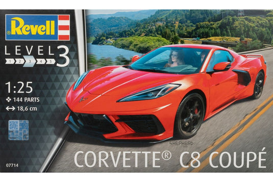 Corvette C8 Coupe コルベット C8 クーペ 組み立てプラモキット模型 カーモデル /Revell 1/24