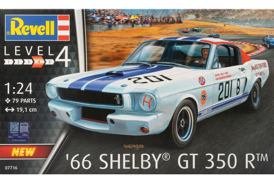 Ford Mustang フォード マスタング 66 Shelby シェルビー GT 350 R 組み立てプラモキット模型 カーモデル /Revell 1/24