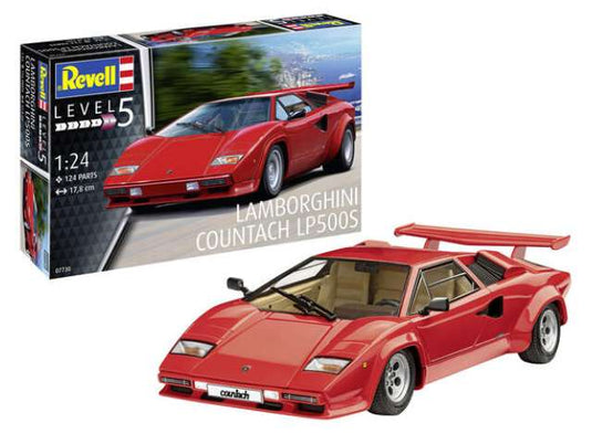 Lamborghini カウンタック LP500S レベル5 プラモデルキット/Revell 1/24模型