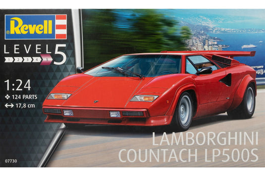 Lamborghiniランボルギーニ Countachカウンタック LP500S 組み立てプラモキット模型 カーモデル /Revell 1/24