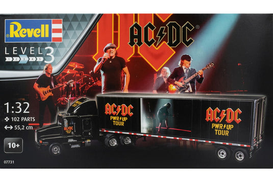 AC/DC Truck Power Up Tour 組み立てプラモキット模型 カーモデル /Revell 1/32