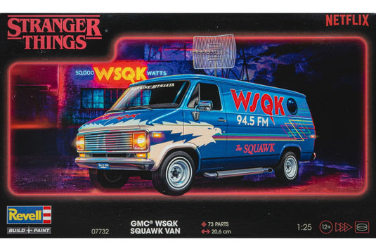 Stranger Things GMC WSQK Squawk Van 組み立てプラモキット模型 カーモデル /Revell 1/25