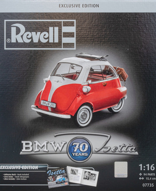 BMW Isetta 250 70th Anniversary Exclusive Edition 70周年記念限定版 組み立てプラモキット模型 カーモデル /Revell 1/16