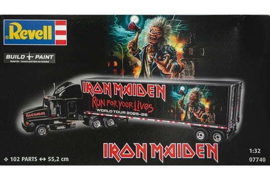 Kenworth T600 Iron Maiden Run For Your Lives World Tour 2025-26 50周年記念 組み立てプラモキット模型 カーモデル /Revell 1/