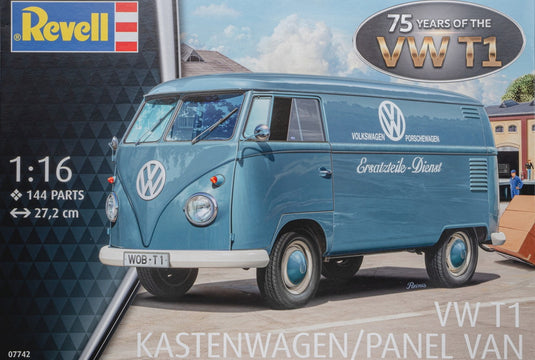 VWフォルクスワーゲン T1 Kastenwagen Panel Van 75周年記念 組み立てプラモキット模型 カーモデル /Revell 1/16