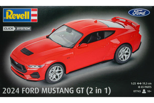 2024 Ford Mustang GT 2in1 easy-click system 組み立てプラモキット模型 カーモデル /Revell 1/25