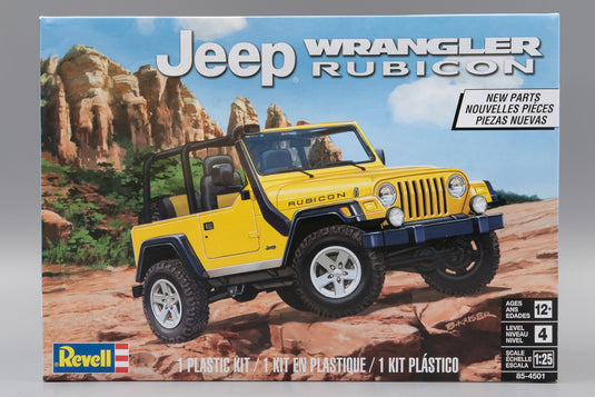 Jeepジープ Wrangler Rubicon 組み立てプラモキット模型 /Revellレベル 1/25
