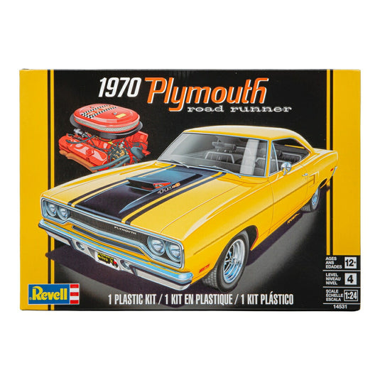 1970 Plymouth Road Runner プリムス ロードランナー 組み立てプラモキット模型 カーモデル /Revell 1/25