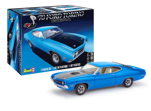 1970 Ford Torino Cobra レベル4 プラモデルキット/Revell 1/25模型