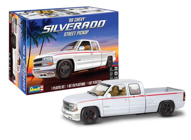 1999 Chevy Silverado カスタムピックアップ レベル4 プラモデルキット/Revell 1/25模型