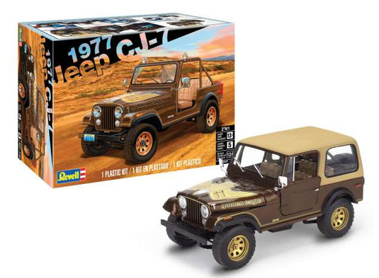 Jeep CJ-7 レベル4 プラモデルキット/Revell 1/24模型