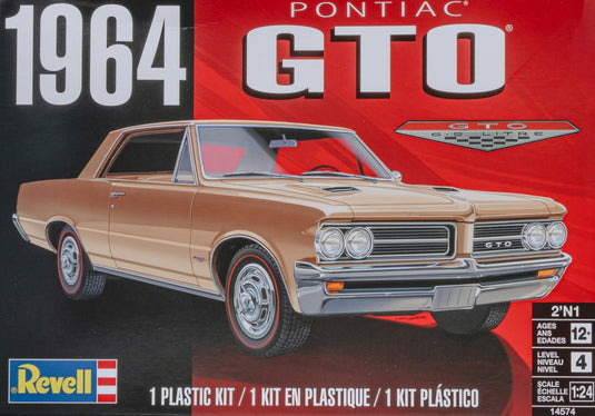 1964 Pontiac GTO ポンティアック 組み立てプラモキット模型 カーモデル /Revell 1/24