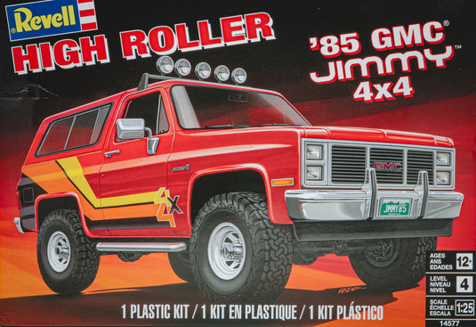 1985 GMC Jimmy 4x4 High Roller 組み立てプラモキット模型 カーモデル /Revell 1/25