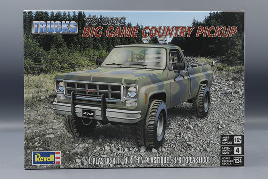 78 GMC Big Game Country Pickup 組み立てプラモキット模型 カーモデル /Revell 1/24