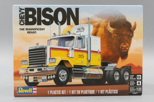 Chevyシボレー Bison セミトラック 組み立てプラモキット模型 カーモデル /Revell 1/32