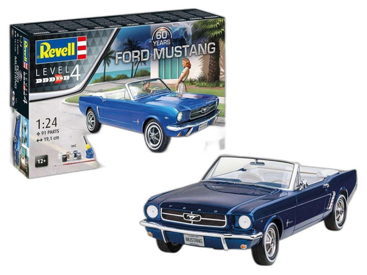 60周年記念 Ford Mustang ギフトセット/ Revell 1/24  模型 プラモデルキット