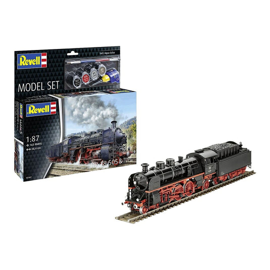 急行用蒸気機関車 BR 18 505 テンダー付き Express Locomotive BR 18 505 with Tender / Revell 1/87 飛行機模型