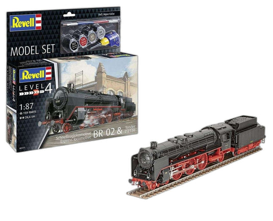 モデルセット 急行機関車/ Revell 1/87  模型 プラモデルキット