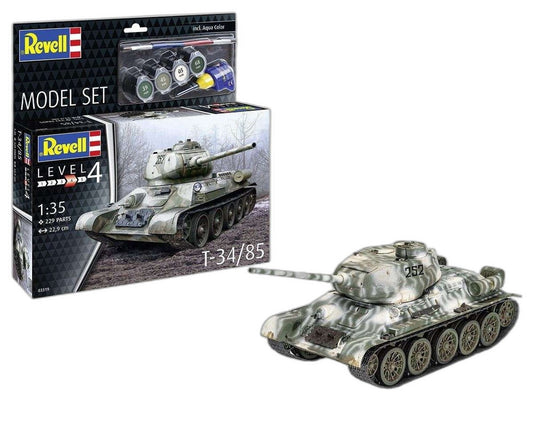 Model Sets T-34/85 パンツァー 63319/ Revell 1/35  模型 プラモデルキット