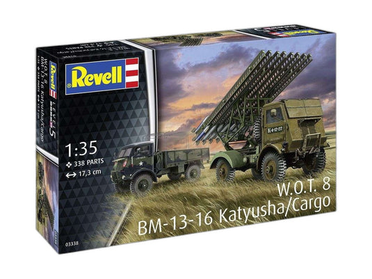 W.O.T. 8 BM-13-16 Katyusha カーゴ 63338/ Revell 1/35  模型 プラモデルキット