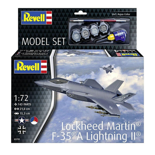 ロッキード・マーティン F-35A ライトニング II Lockheed Martin F-35A Lightning II / Revell 1/72 飛行機模型 ミリタリー