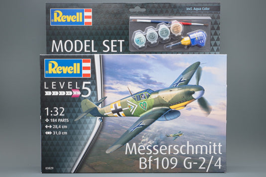 Messerschmitt Bf109 G-2/4 組み立てプラモキット模型 戦闘機 /Revell 1/32