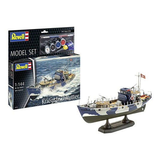 KFK 戦時漁船 クリークスフィッシュカッター KFK War Fishing Cutter / Revell 1/144 飛行機模型