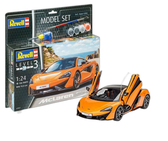 モデルセット McLaren 570S 1:24 67051/ Revell 1/24  模型 プラモデルキット