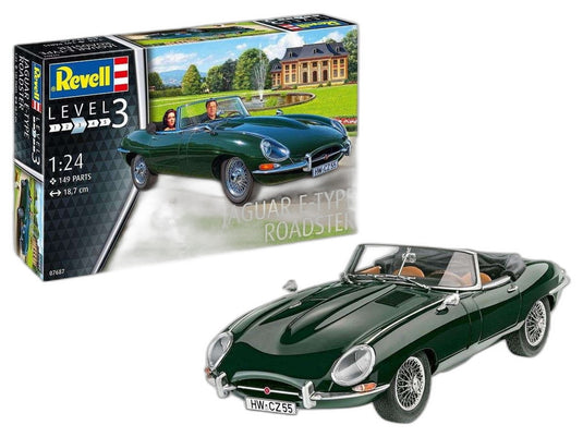 Model Sets Jaguar E Type Roadster 67687/ Revell 1/24  模型 プラモデルキット