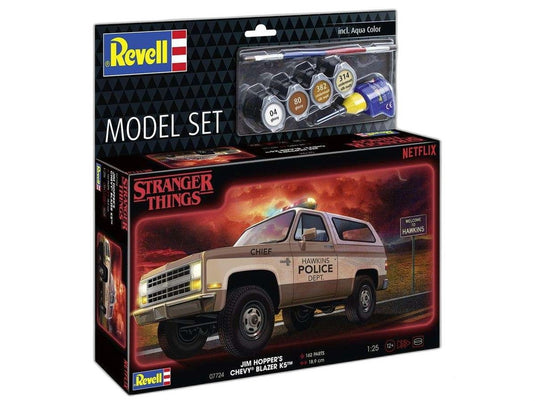 モデル セット Stranger Things Chevrolet K5/ Revell 1/25  模型 プラモデルキット