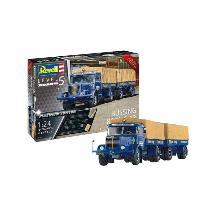 Bussing 8000 S 13 curtainside トラック / Revell 1/24 模型 モデルキット