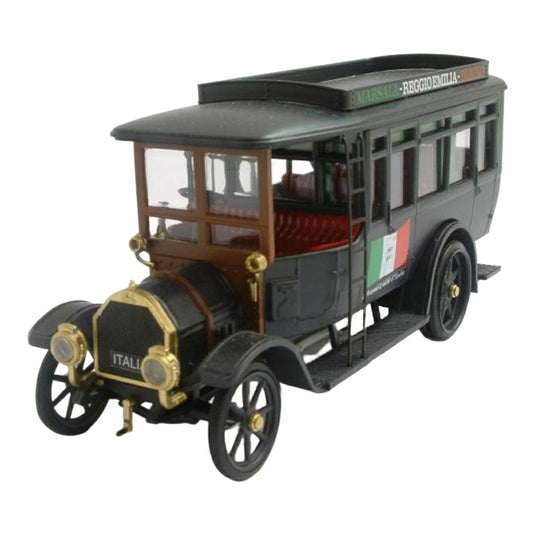 Fiatフィアット 18 BL バス 150周年 イタリア統一記念モデル ブラック 298台限定 / RIO 1/43 ミニカー