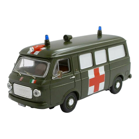 Fiatフィアット 238 アンブランザ イタリア陸軍 グリーン / Rio 1/43 ミニカー