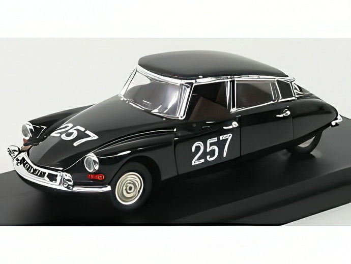 CITROEN DS19 #257 ミッレミリア 1957 About/Bourillot ブラック/ Rio 1/43 ミニカー