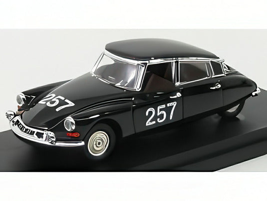 CITROEN DS19 #257 ミッレミリア 1957 About/Bourillot ブラック/ Rio 1/43 ミニカー