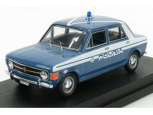 FIAT 128 4 PORTE POLIZIA STRADALE 1970 LIGHT BLUE WHITE/RIO-MODELS 1/43ミニカー