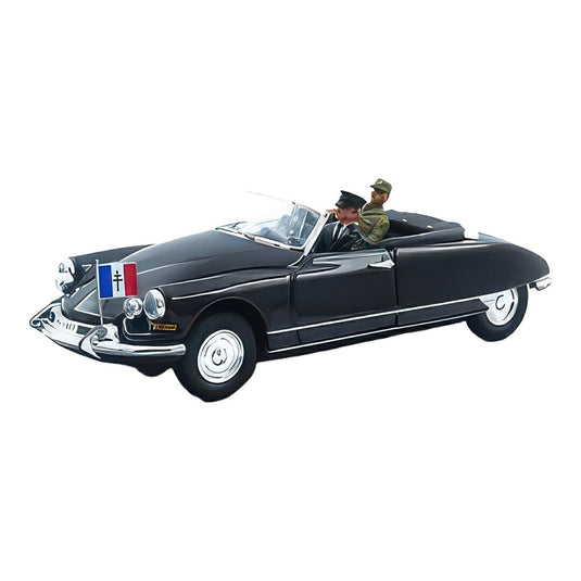 シトロエン DS19 カブリオレ シャルル・ド・ゴール将軍 ジブチ訪問 1959 ブラック / Rio 1/43 ミニカー
