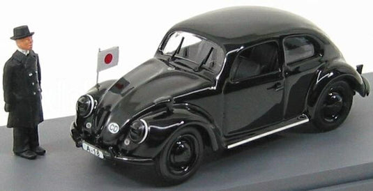 VOLKSWAGENフォルクスワーゲン BEETLEビートル 1939 WITH JAPANESE AMBASSADOR GENERAL OSHIMA日本大使大島将軍付き BLACKブラッ / Rio 1/43 ミニカー