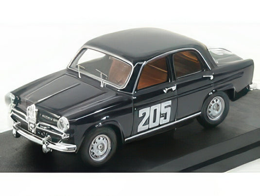 ALFA ROMEO GIULIETTA TI N 205 CAMPIONATO ITALIANO 1964 I.GIUNTI BLACK/RIO-MODELS 1/43ミニカー