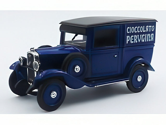 【予約】FIAT 508 バリッラバン チョコレートペルジーナ 1932 ブルー/ Rio 1/43 ミニカー