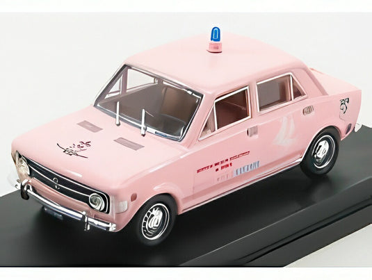 FIAT 128 4ドア チェレステ十字 小児医療サービス 1971 ピンク/ Rio 1/43 ミニカー
